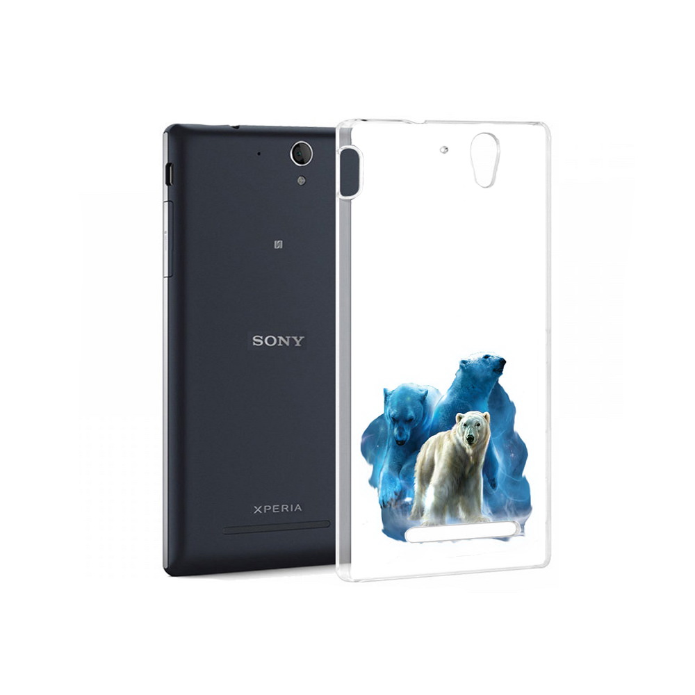 Чехол MyPads Tocco для Sony Xperia C3 полярный медведь (PT18760.251.549)