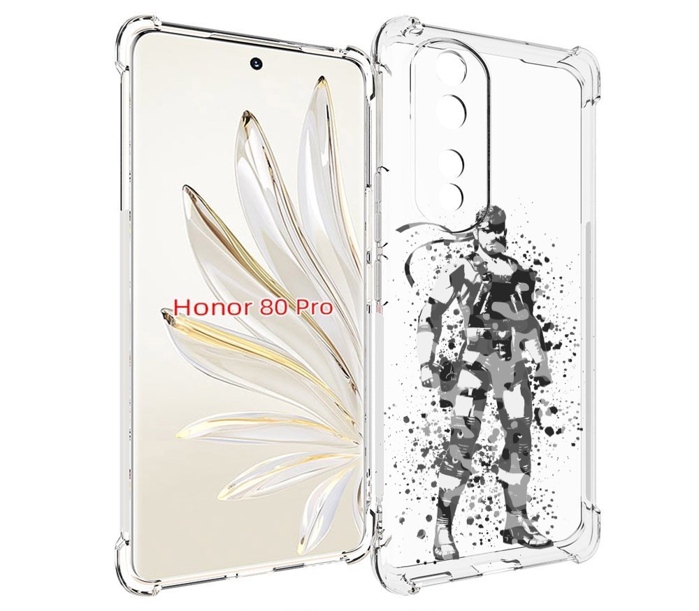 

Чехол MyPads Metal Gear Solid Snakes для Honor 80 Pro, Прозрачный, Tocco