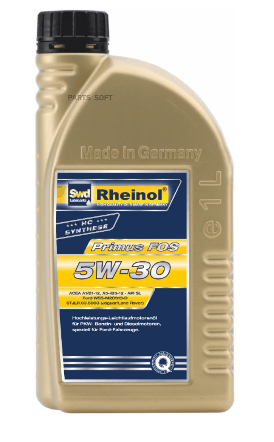 SWD RHEINOL 31173180 31173.180 Масло SWD Rheinol Primus FOS 5W-30 1л 1шт