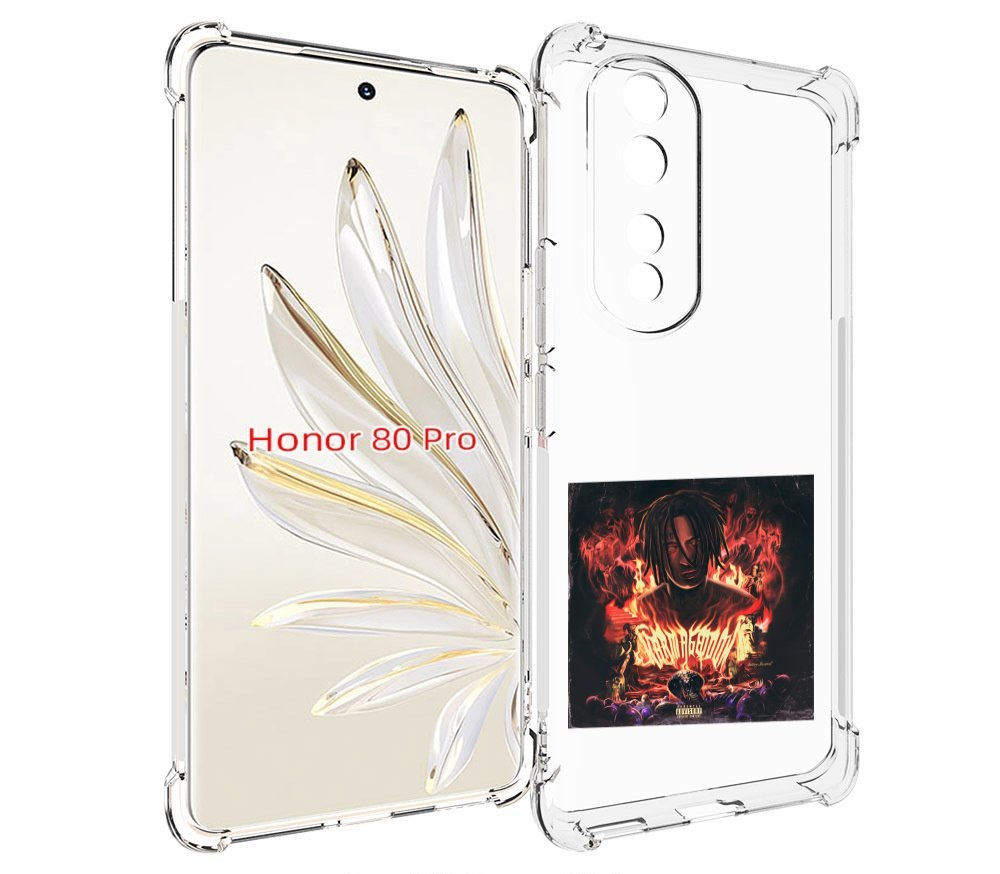 

Чехол MyPads Karmageddon Kizaru для Honor 80 Pro, Прозрачный, Tocco
