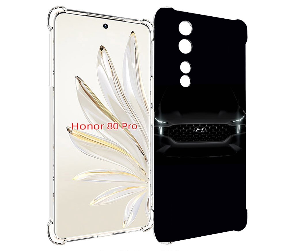 

Чехол MyPads Hyundai хендаи 2 для Honor 80 Pro, Прозрачный, Tocco
