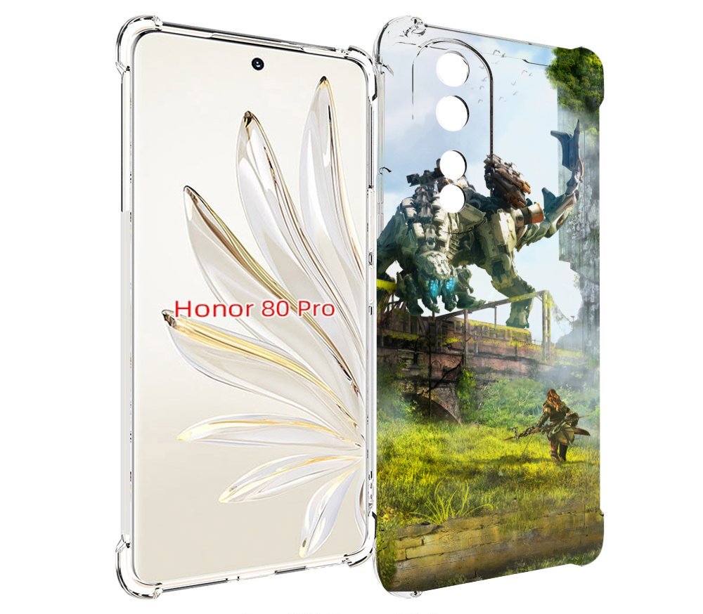 

Чехол MyPads Horizon Zero Dawn для Honor 80 Pro, Прозрачный, Tocco