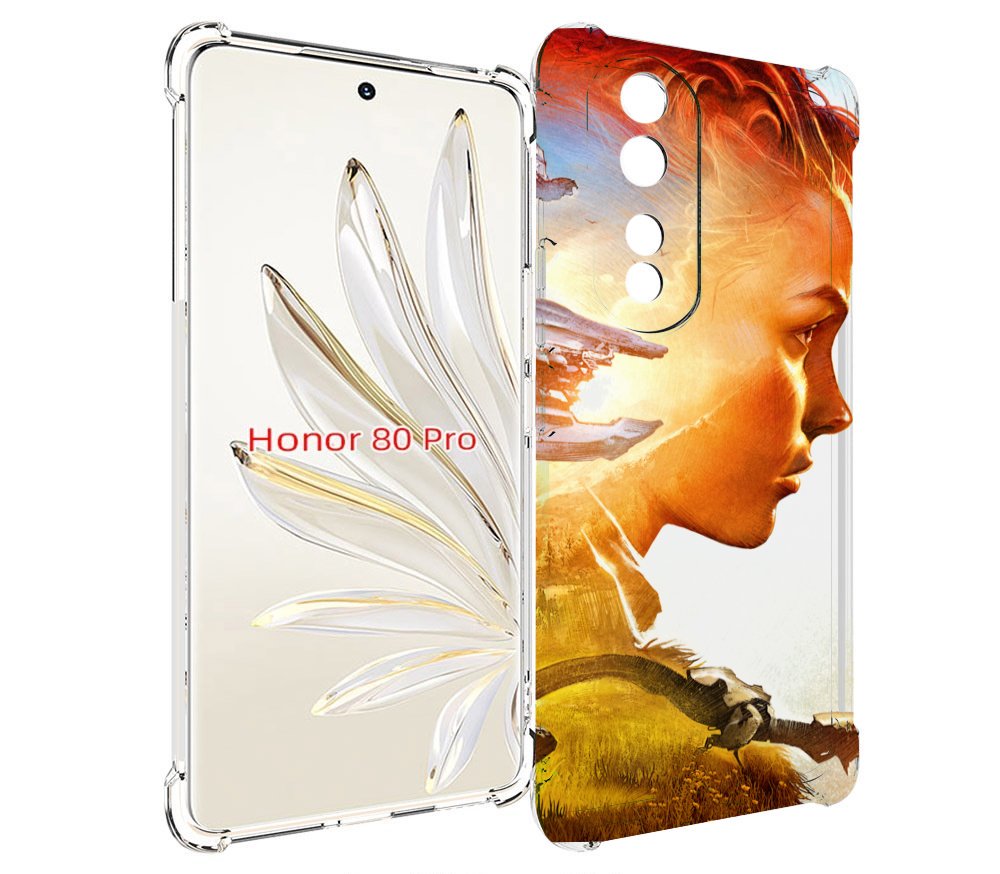 

Чехол MyPads Horizon Zero Dawn art для Honor 80 Pro, Прозрачный, Tocco