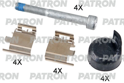 

Комплект монтажный тормозных колодок дисковых C4/308 (14-18) PATRON PSRK1260