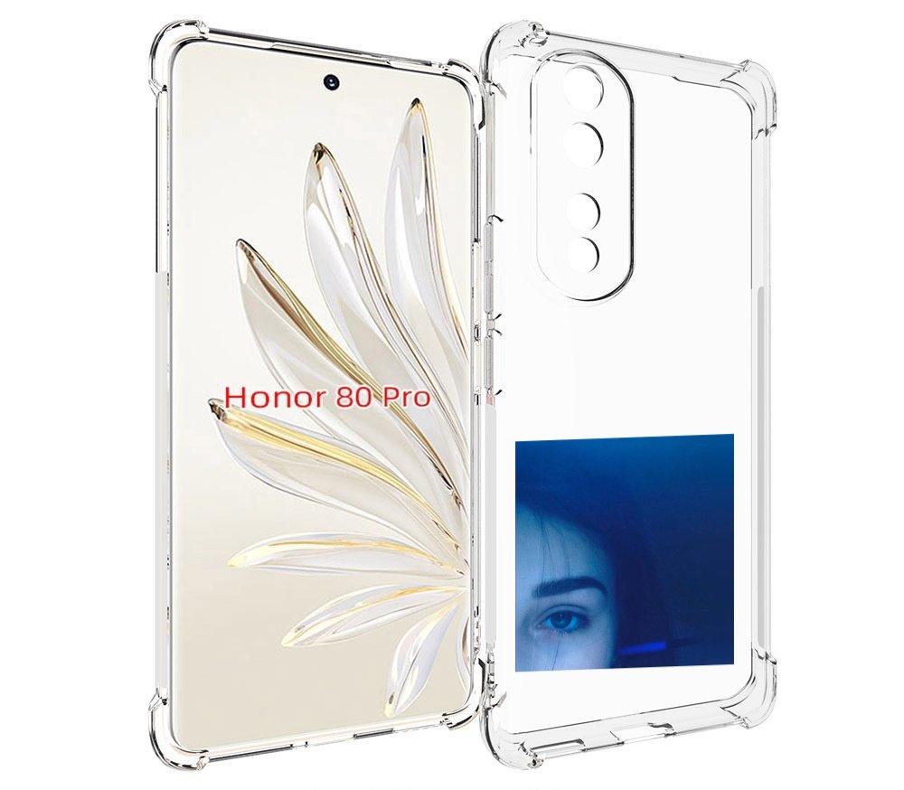 

Чехол MyPads Hate Love face для Honor 80 Pro, Прозрачный, Tocco