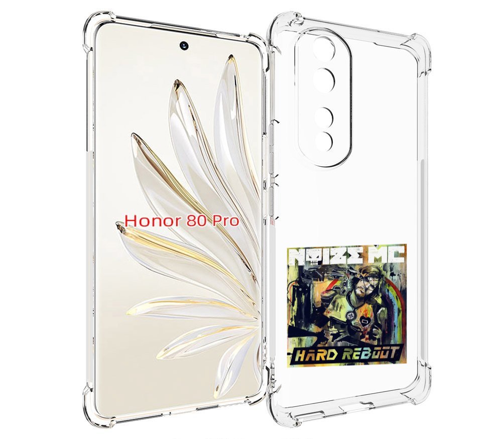 

Чехол MyPads Hard Reboot Noize MC для Honor 80 Pro, Прозрачный, Tocco
