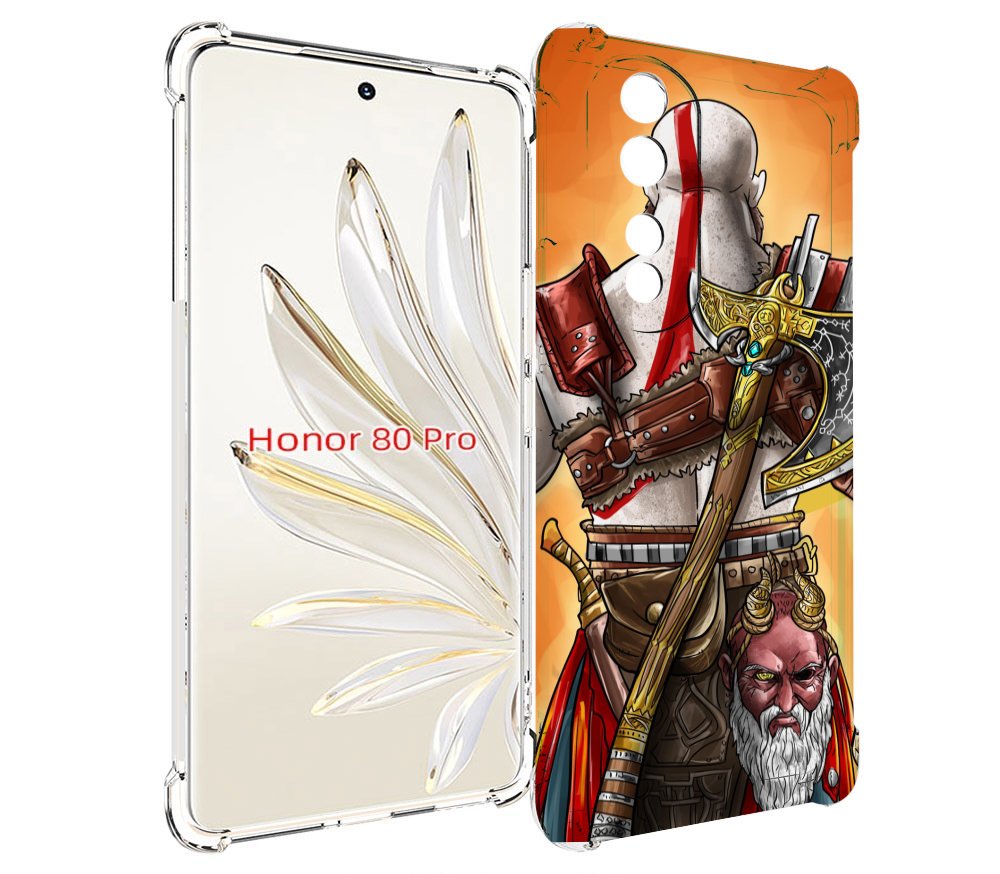 

Чехол MyPads God of War для Honor 80 Pro, Прозрачный, Tocco