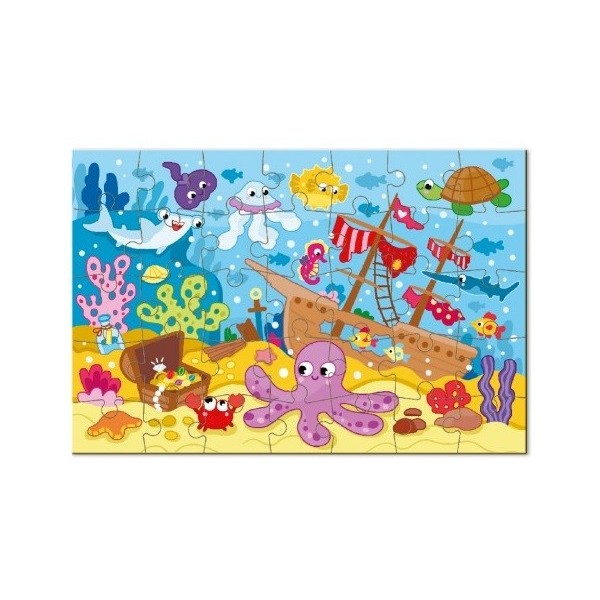 

Пазл-мини Dodo Морские жители, 35 элементов DoDo