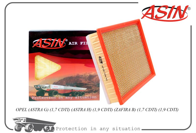 

Фильтр возд. 5834279 ASINFA2768 OPEL ASTRA G 1,7 ASTRA H 1,9 ZAFIRA B 1,7 1,9