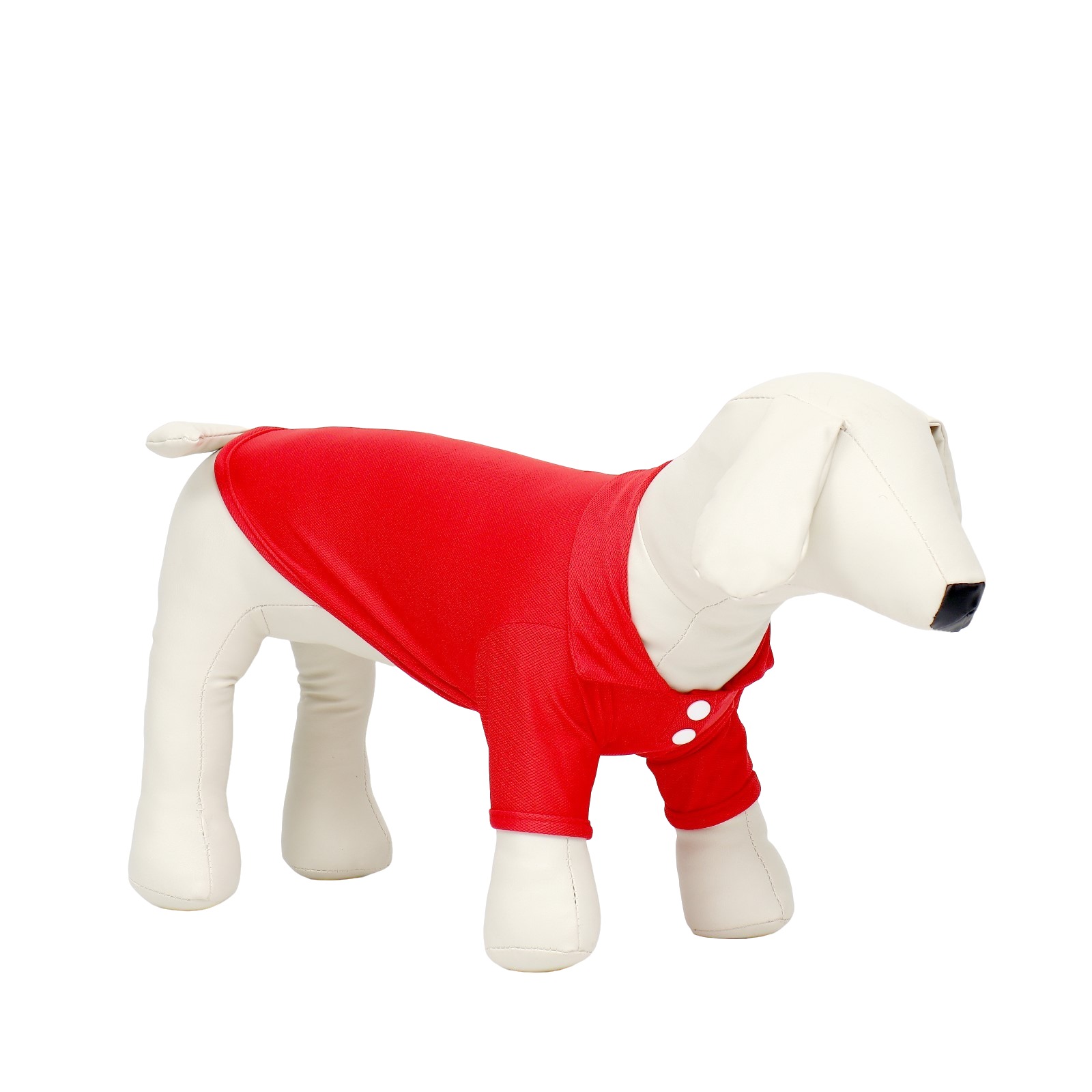 

Футболка-поло для животных, XL (ДС 40, ОГ 50, ОШ 33 см), красная, Красный