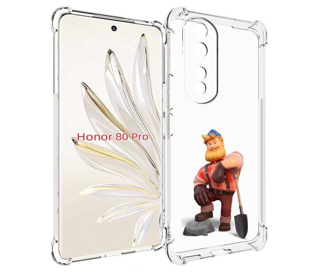 

Чехол MyPads FarmVille-2 для Honor 80 Pro, Прозрачный, Tocco
