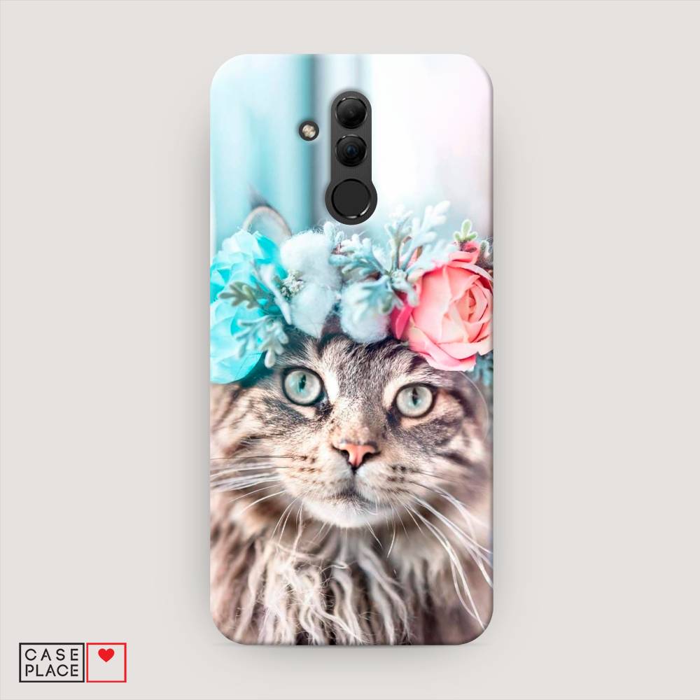 

Чехол Awog "Кот в венке" для Huawei Mate 20 Lite, 66620-1