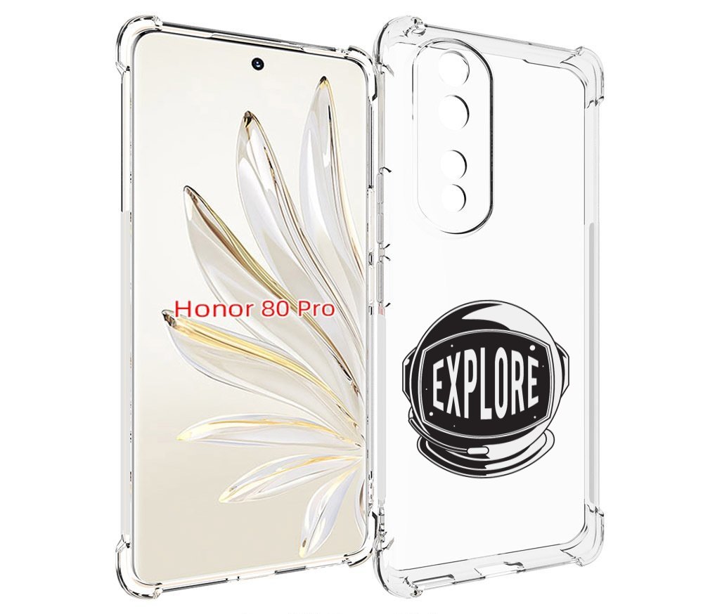 

Чехол MyPads Explore для Honor 80 Pro, Прозрачный, Tocco