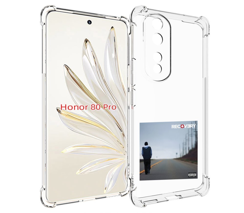 

Чехол MyPads Eminem RECOVERY для Honor 80 Pro, Прозрачный, Tocco
