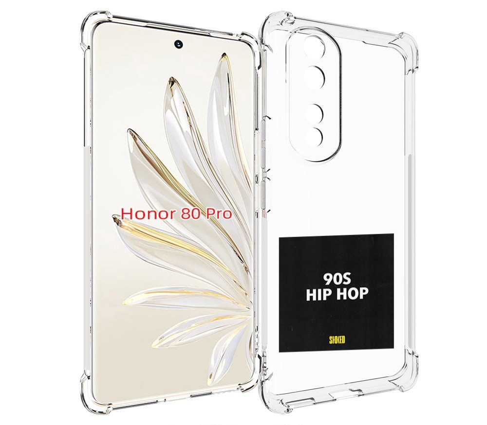 

Чехол MyPads Eazy-E 90S Hip Hop для Honor 80 Pro, Прозрачный, Tocco