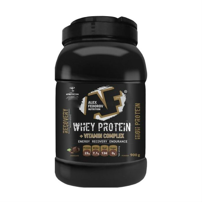 

Alex Fedorov Nutrition Протеин 70 вкус Шоколада порошок 900г, Whey Protein