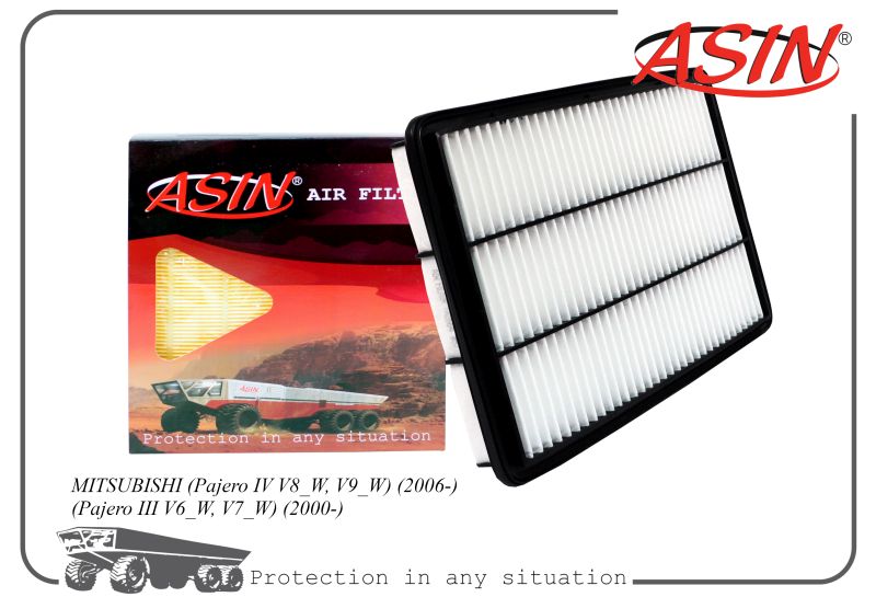 

Фильтр возд. MR404847 ASINFA2664 MITSUBISHI Pajero IV 06- Pajero III 00-