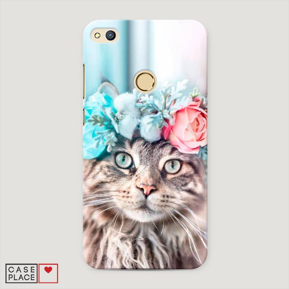 

Чехол Awog "Кот в венке" для Honor 8 Lite, 63920-1