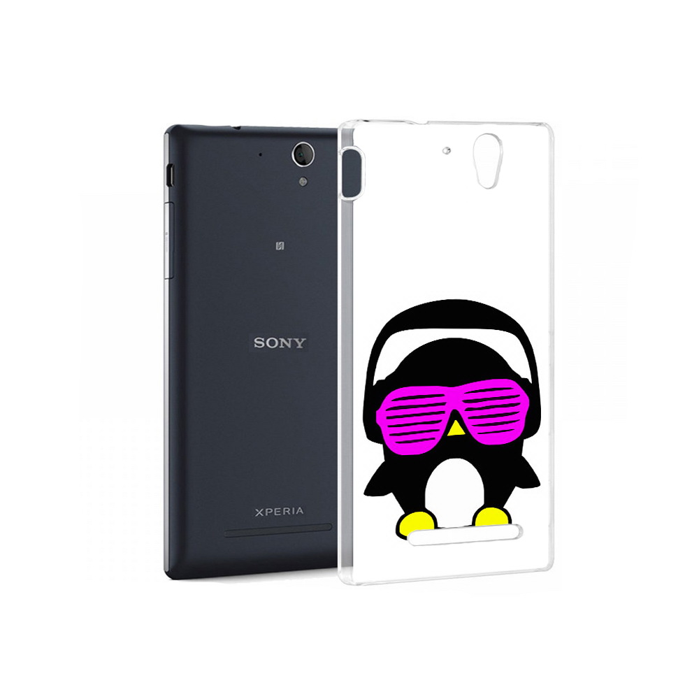 

Чехол MyPads Tocco для Sony Xperia C3 пингвин (PT18760.251.541), Прозрачный, Tocco