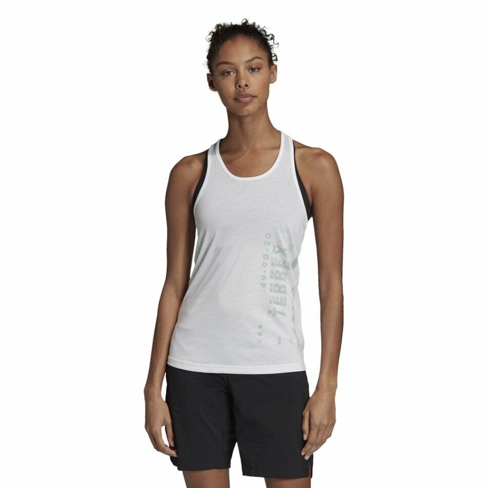 Майка женская Adidas Terrex Graphic Tank FQ4954 белая XS