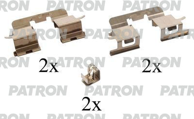

Комплект монтажный тормозных колодок PATRON PSRK1117