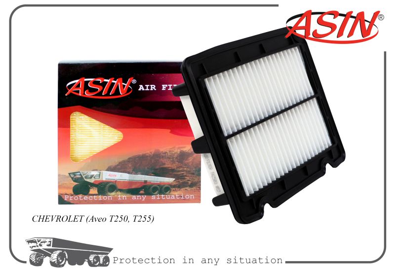 

Фильтр воздушный 96536696D ASIN.FA2583 ASIN для CHEVROLET Aveo T250, T255