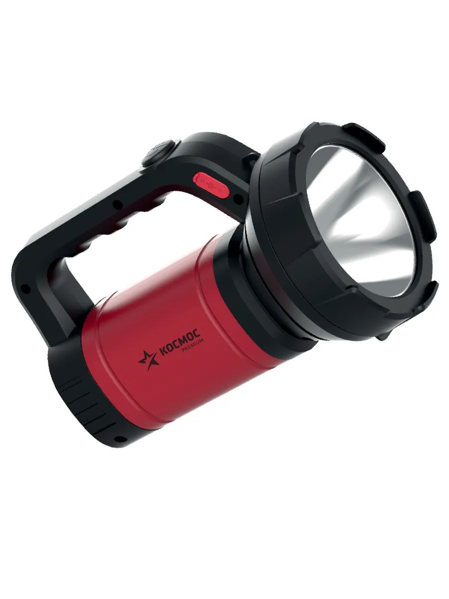 

Фонарь Premium Ac8005WLith 5Вт LED, работа до 18 часов, лит. аккум/2400мАч, Черный;красный
