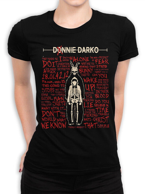 

Футболка женская Dream Shirts Фильм Донни Дарко 1000853-1 черная M, Черный, Фильм Донни Дарко 1000853-1