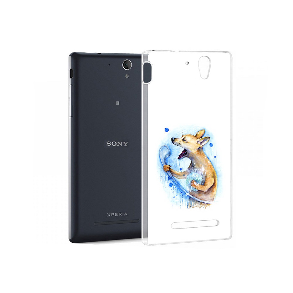 

Чехол MyPads Tocco для Sony Xperia C3 пение в душе (PT18760.251.537), Прозрачный, Tocco