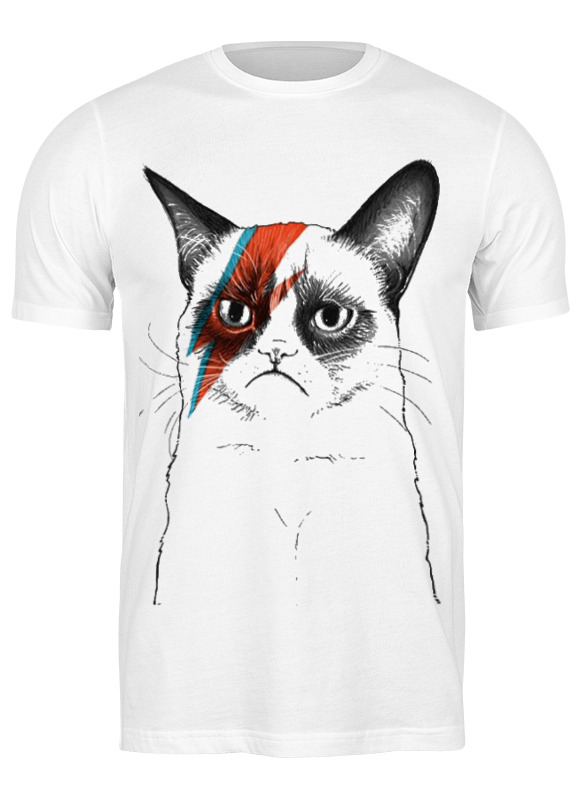 

Футболка мужская Printio Кот пессимист 670351 белая XL, Белый, Кот пессимист 670351