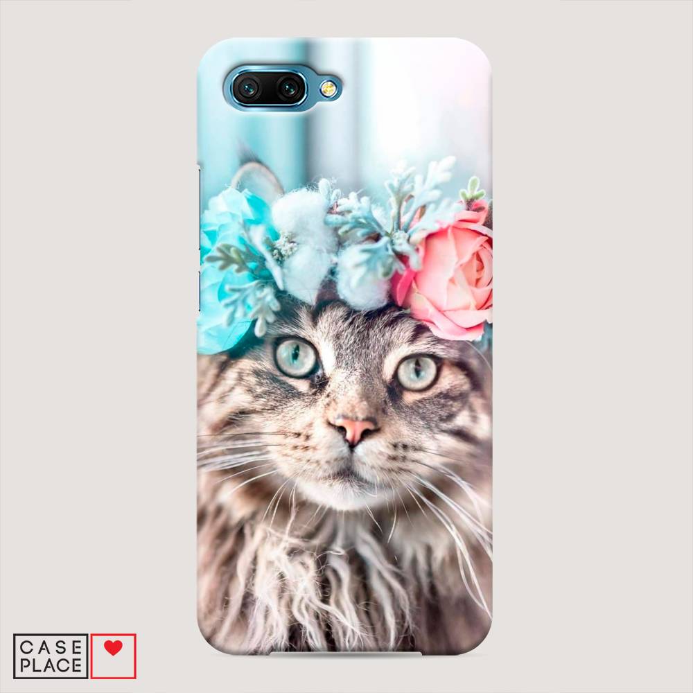 

Чехол Awog "Кот в венке" для Honor 10, 65320-1