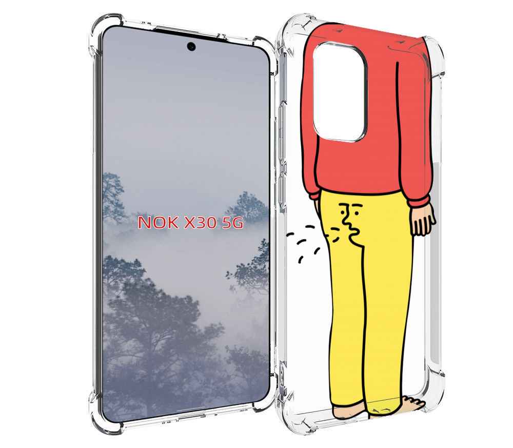 

Чехол MyPads смешной-мужчина для Nokia X30 5G, Tocco