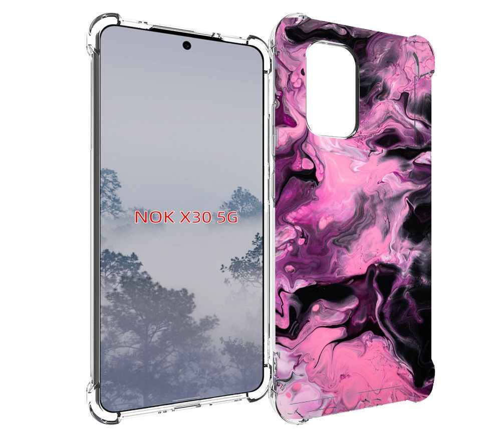 

Чехол MyPads смешивание-фиолетового для Nokia X30 5G, Tocco