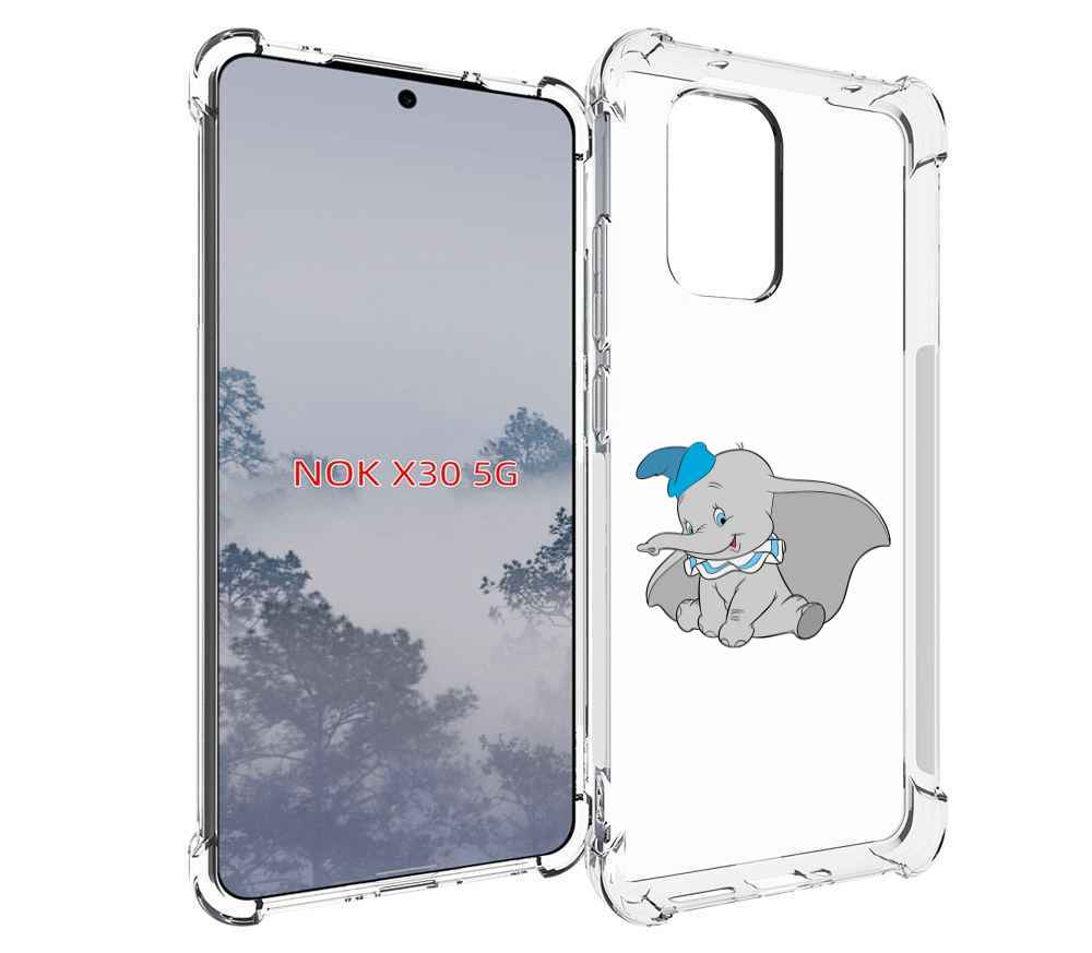 

Чехол MyPads слоненок-с-большими-ушками для Nokia X30 5G, Tocco
