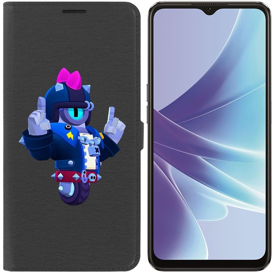 

Чехол-книжка Eco Book для Oppo A57 Brawl Stars-Дикий Сту