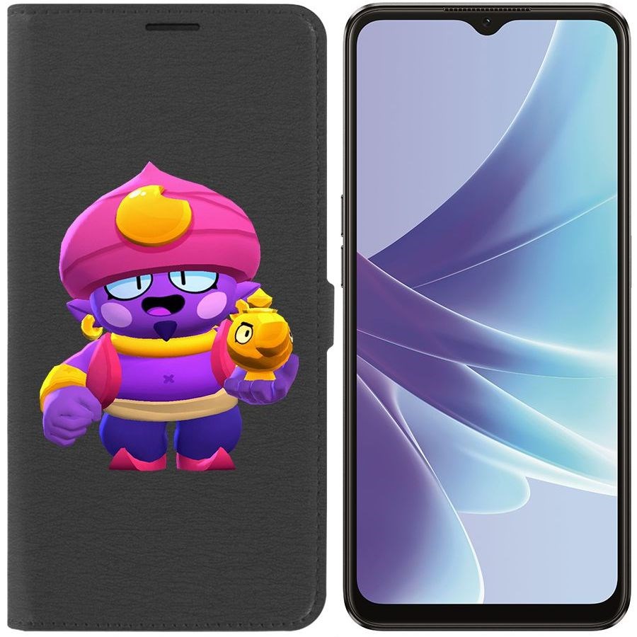 

Чехол-книжка Eco Book для Oppo A57 Brawl Stars-Джин