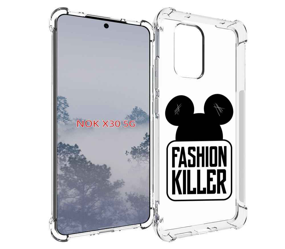 

Чехол MyPads силуэт-микки-мауса для Nokia X30 5G, Tocco