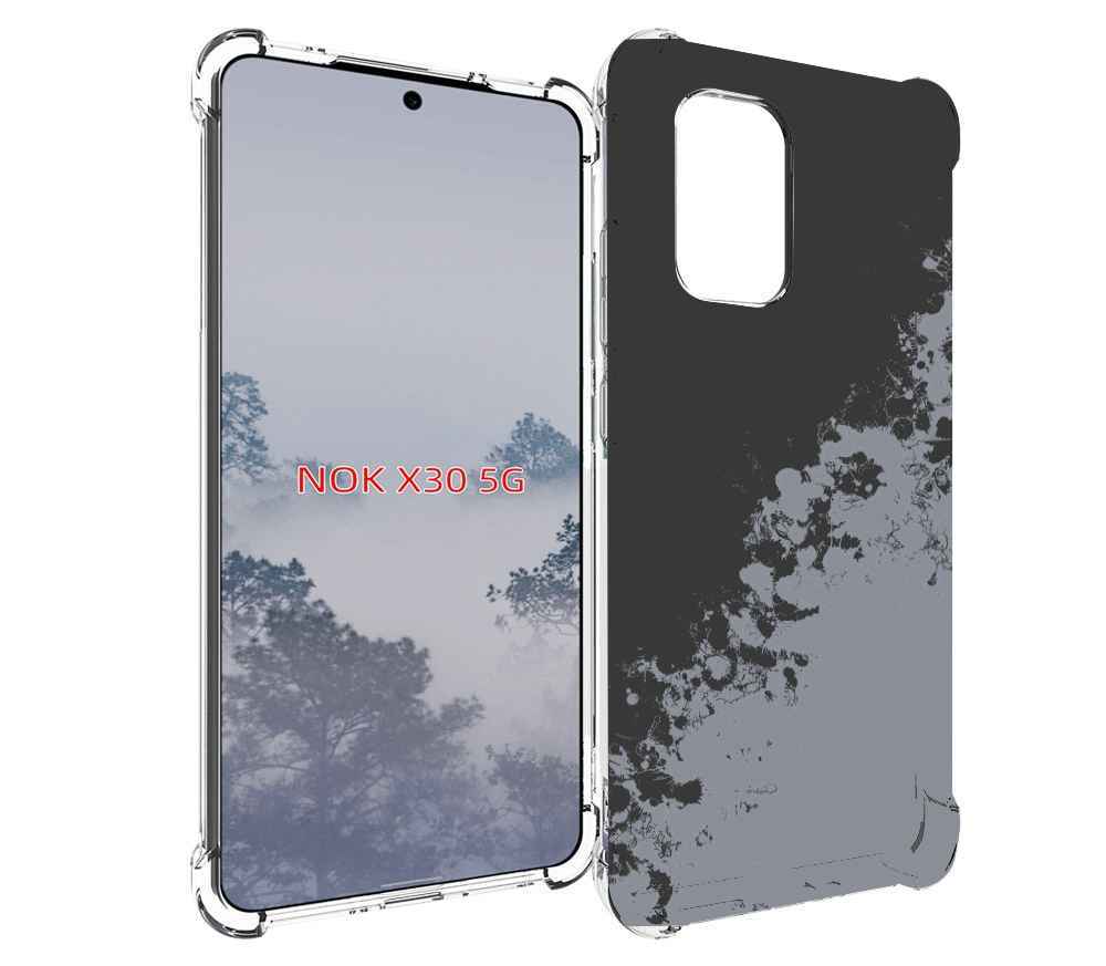 

Чехол MyPads серый-эстетичный для Nokia X30 5G, Tocco