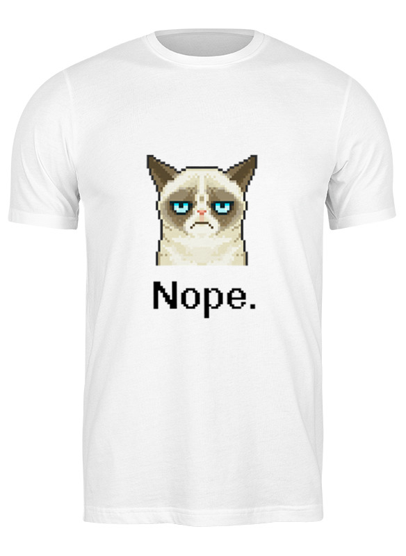 

Футболка мужская Printio Сердитый котик / grumpy cat (пиксельный) 668345 белая XL, Белый, Сердитый котик / grumpy cat (пиксельный) 668345