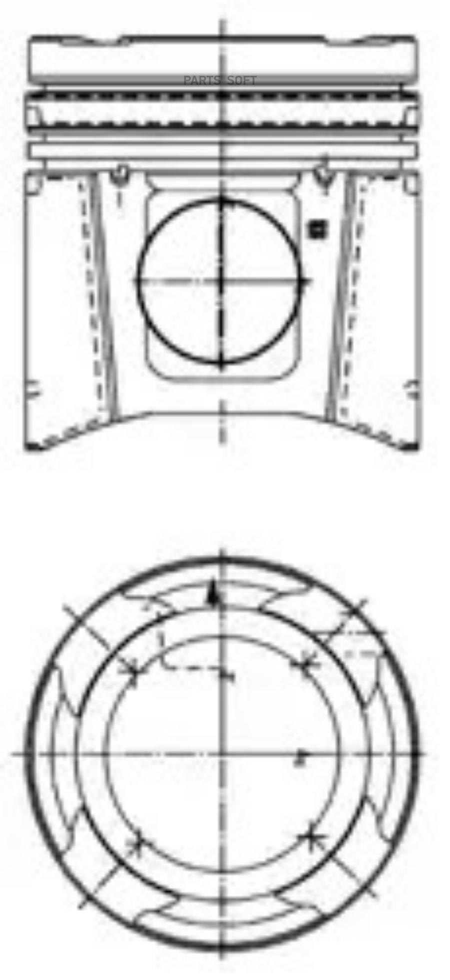 

Поршень KOLBENSCHMIDT 99697600