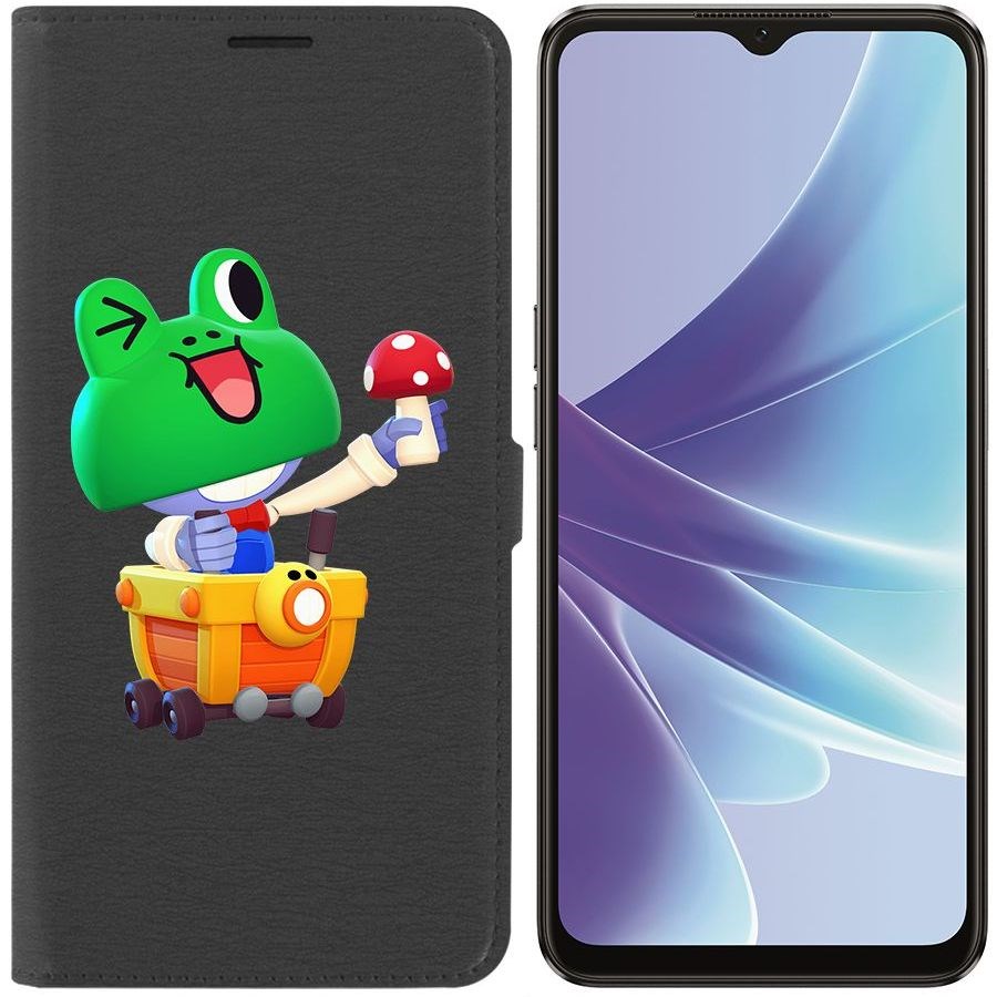 

Чехол-книжка Eco Book для Oppo A57 Brawl Stars-Леонард Карл