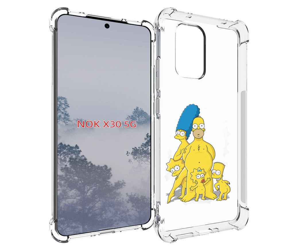 

Чехол MyPads семья-симпсонов для Nokia X30 5G, Tocco