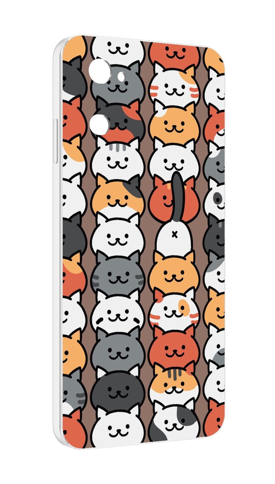 

Чехол MyPads Найди-кота для UleFone Note 12 / Note 12P, Прозрачный, Tocco