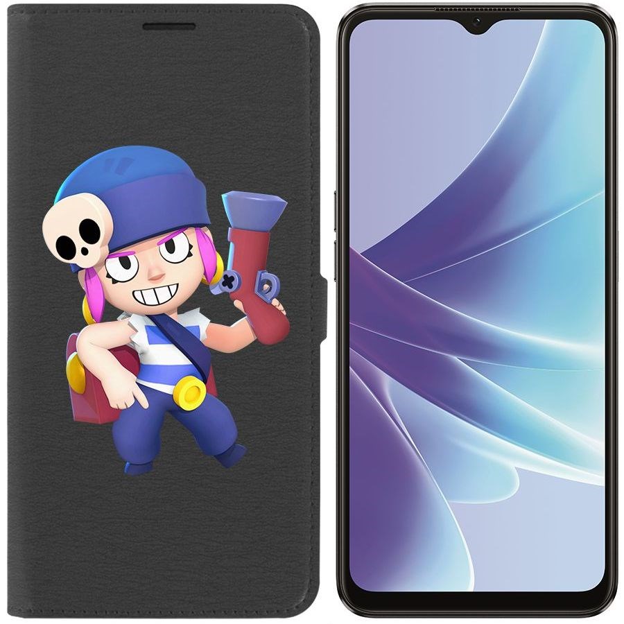 

Чехол-книжка Eco Book для Oppo A57 Brawl Stars-Пенни