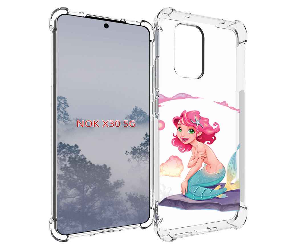 

Чехол MyPads русалочка для Nokia X30 5G, Tocco