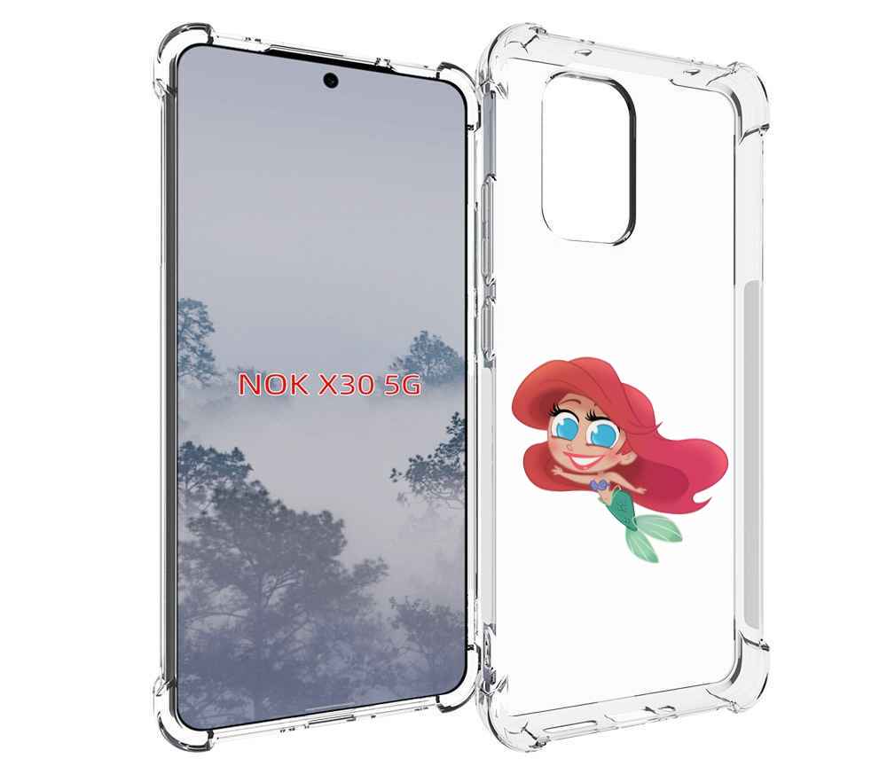 

Чехол MyPads русалка-мулатка для Nokia X30 5G, Tocco