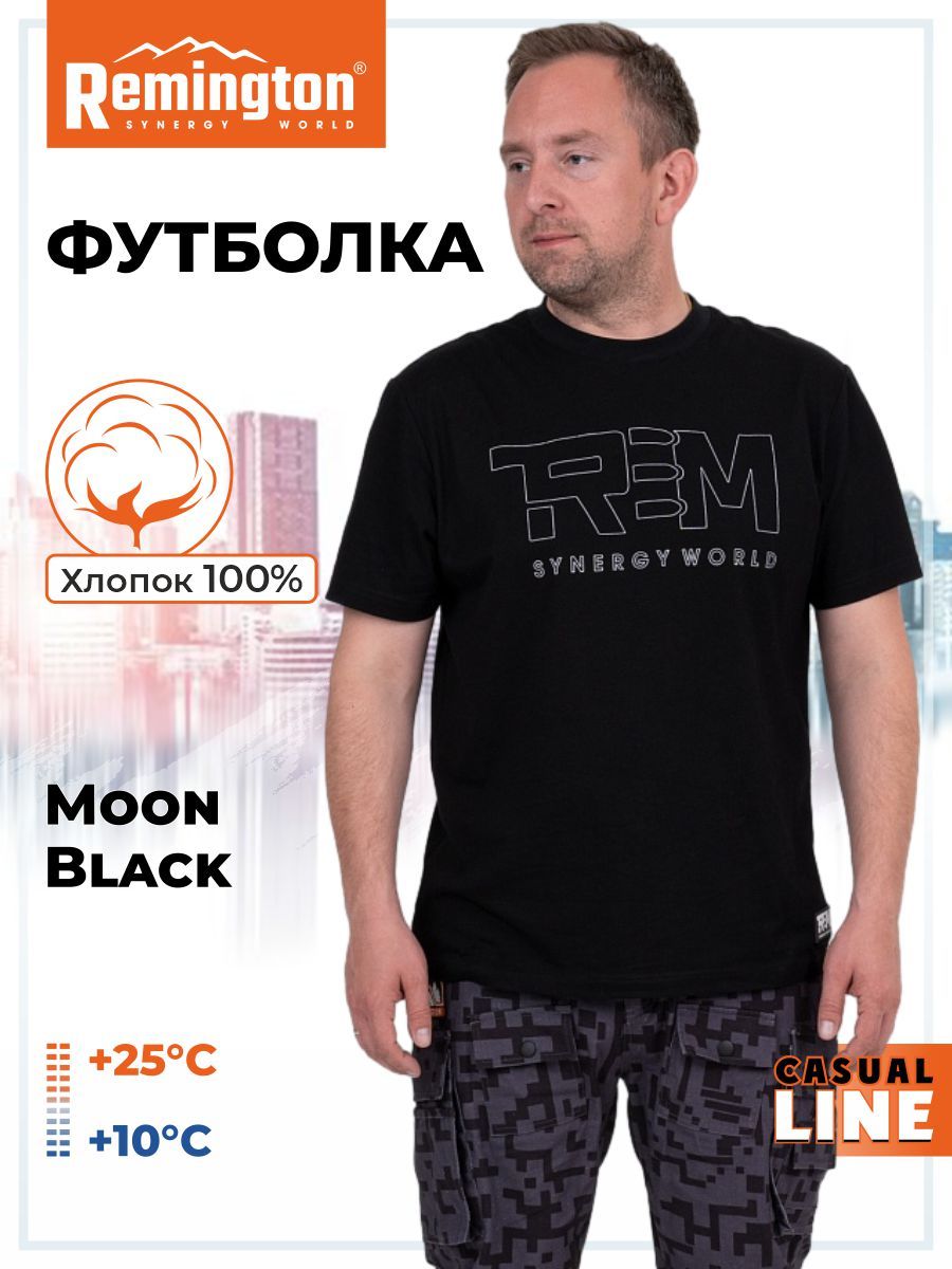 

Футболка мужская Remington UM1372 черная 2XL, Черный, UM1372