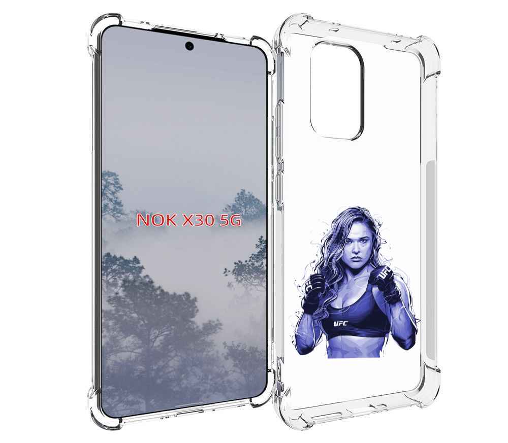 

Чехол MyPads ронда-роузи-юфс для Nokia X30 5G, Tocco