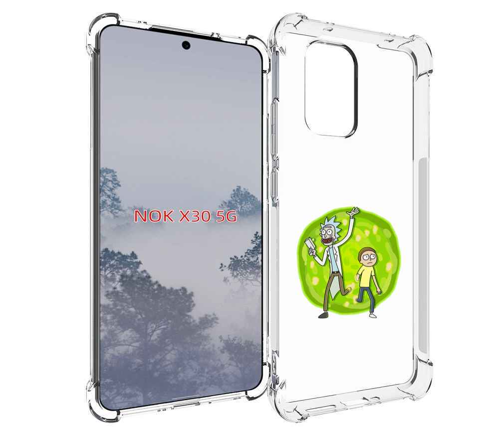 

Чехол MyPads рик-и-морти-в-кружке для Nokia X30 5G, Tocco