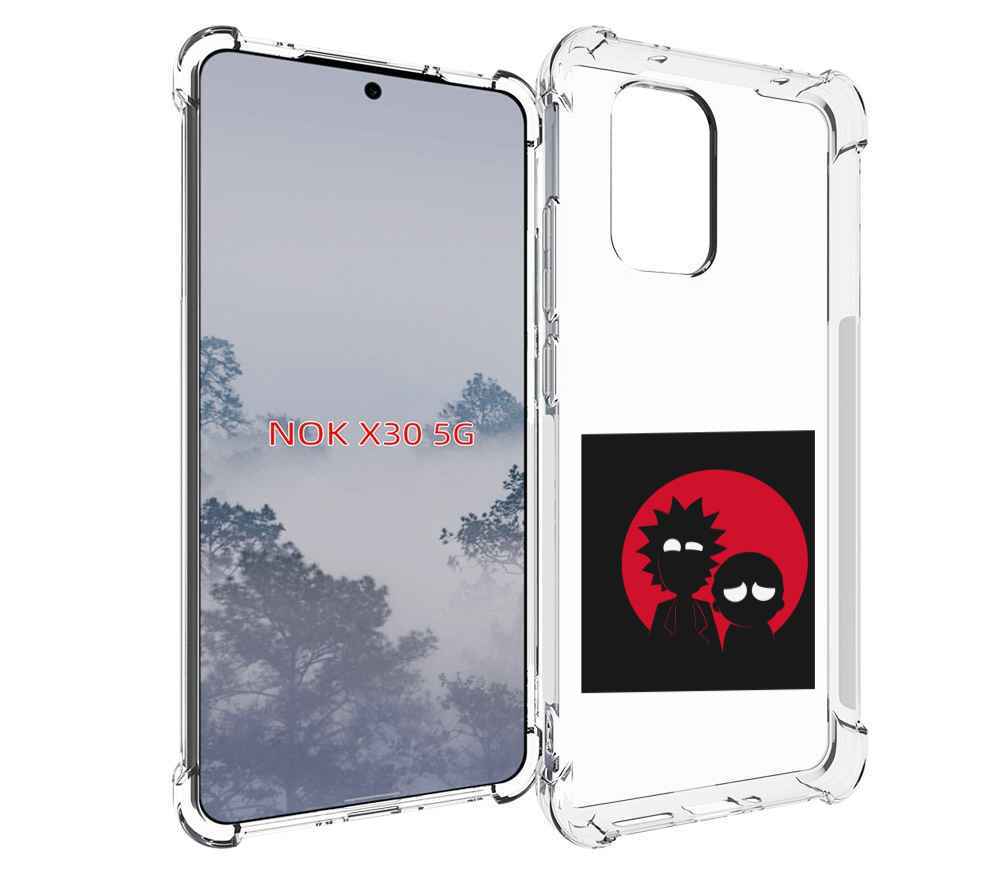 

Чехол MyPads рик и морти в тени для Nokia X30 5G, Tocco